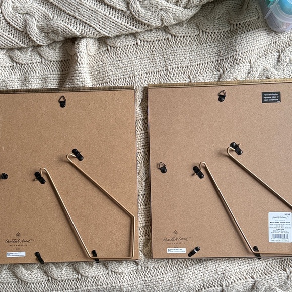 Set of (2) Hearth & Hand Magnolia Antique Brass Frame - Picture 7 of 10